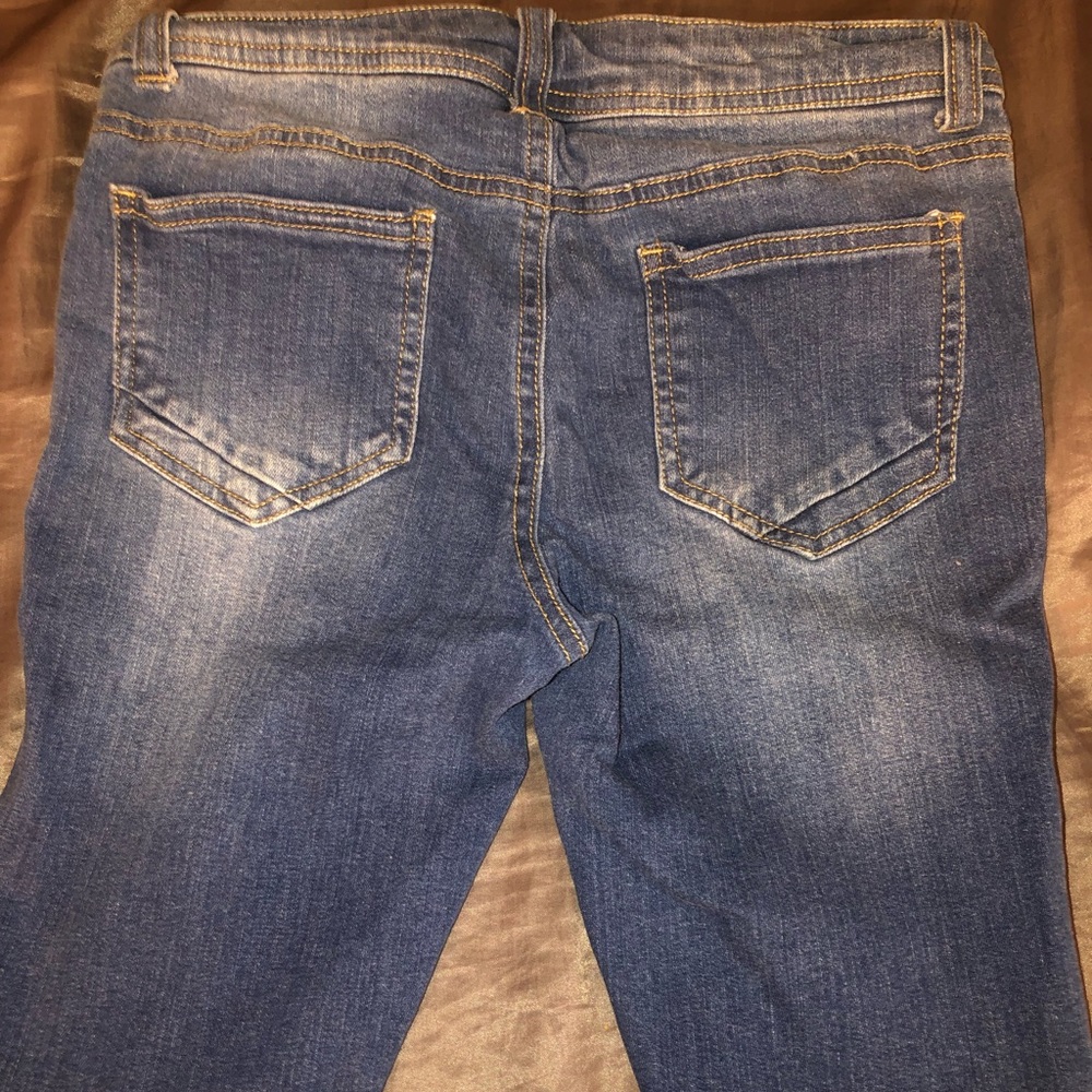 BoomBoom mid-length ripped denim shorts